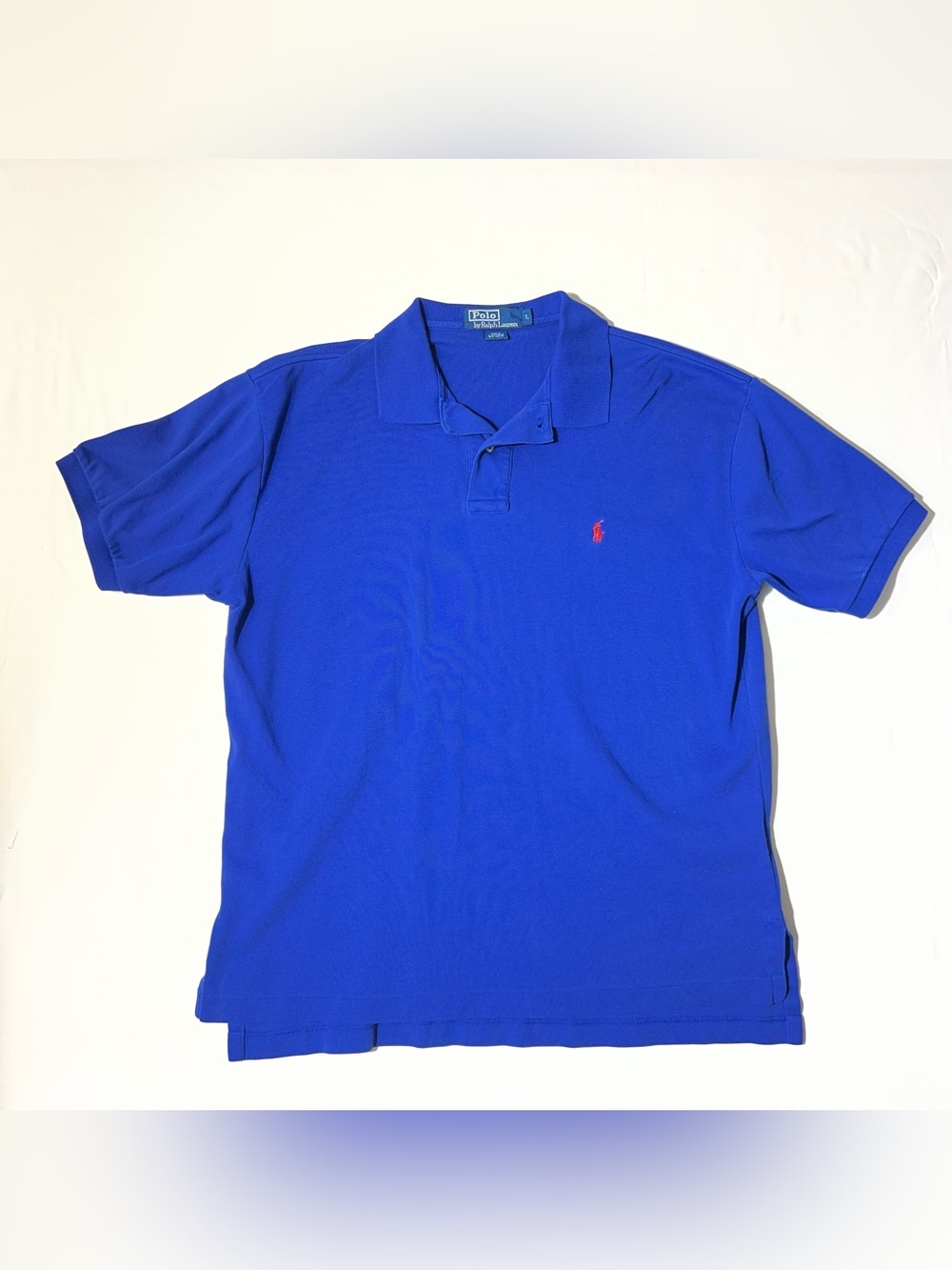Ralph Lauren Polo Shirt in Royal Blue with Red Logo